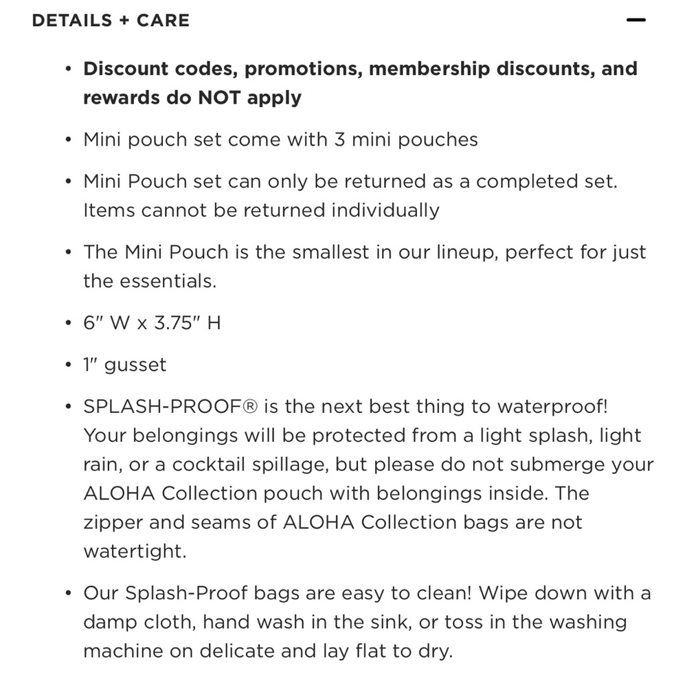 Aloha Collection 🌺 Hello Kitty Mini Pouch Set - Picture 7 of 8